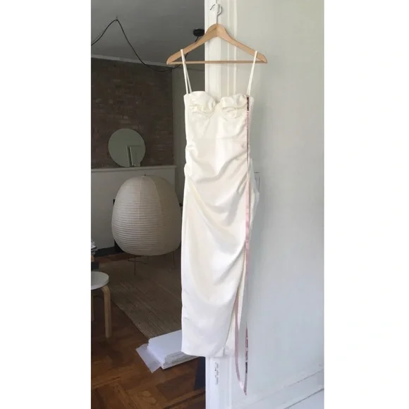 House of CB Flora Dress Ivory XS NWT